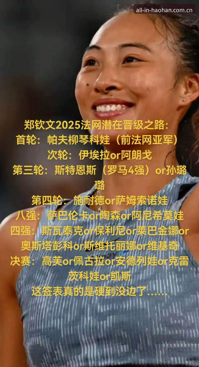 法网签表出炉后，郑钦文保分压力有多大？从浩瀚体育数据看中国金花法网前景